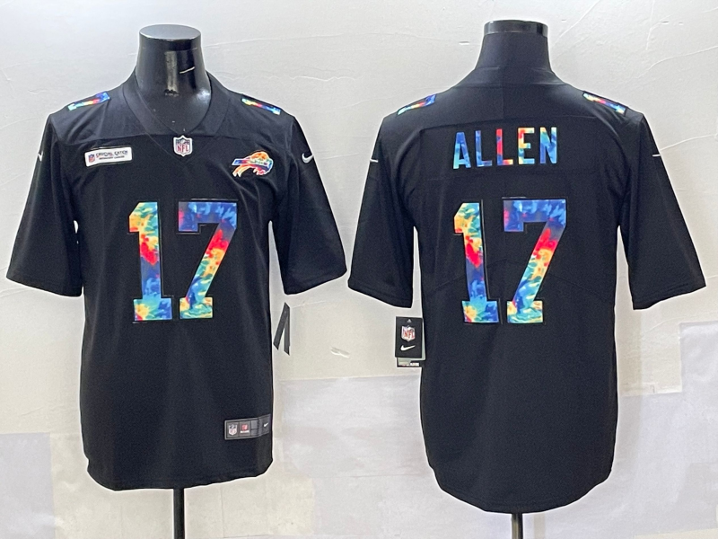 Men 2025 Buffalo Bills #17 Allen Black Nike Limited NFL Jersey 001->buffalo bills->NFL Jersey